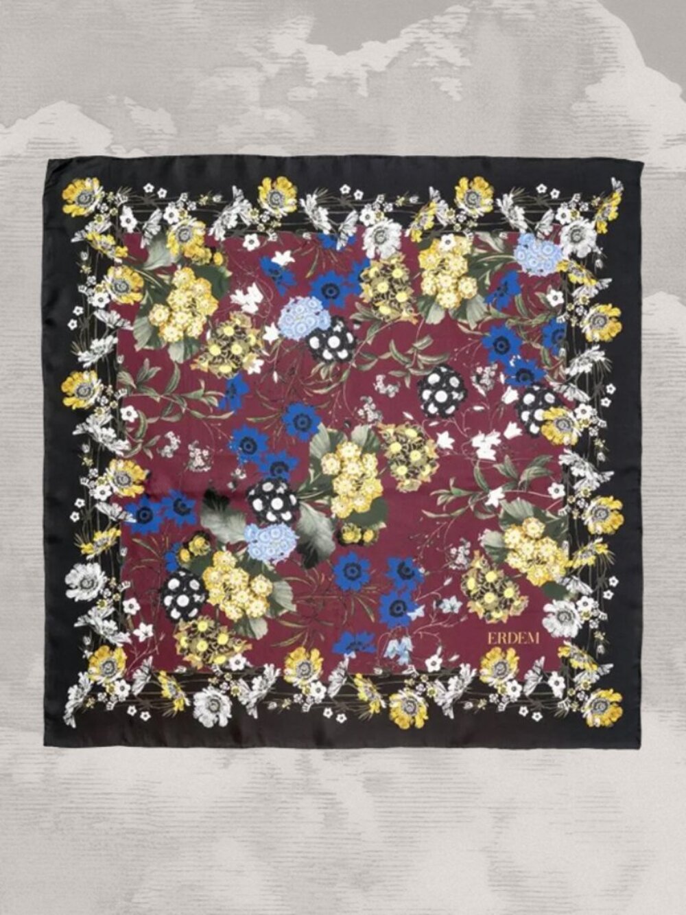 ERDEM for H&M Scarf Bandana Collaboration Victorian Floral